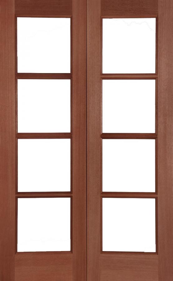 Bespoke (made to measure) Solid Hardwood Pattern 70 French Doors